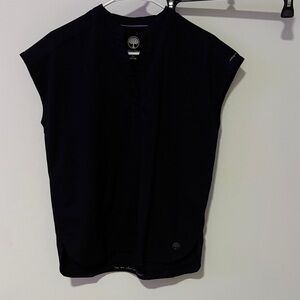 Healing Hands Black Scrub Top Only